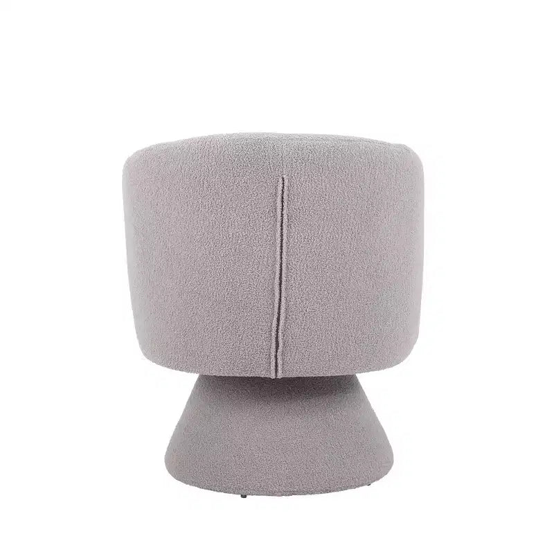 Fauteuil d'appoint pivotant moderne, fauteuil canapé rembourré avec dossier et oreiller lombaire, fauteuil club simple et confortable pour salon ou salle de lecture