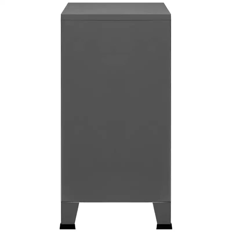 Coffre de rangement Acier anthracite, plastique Rangement moyen - Anthracite 31.5