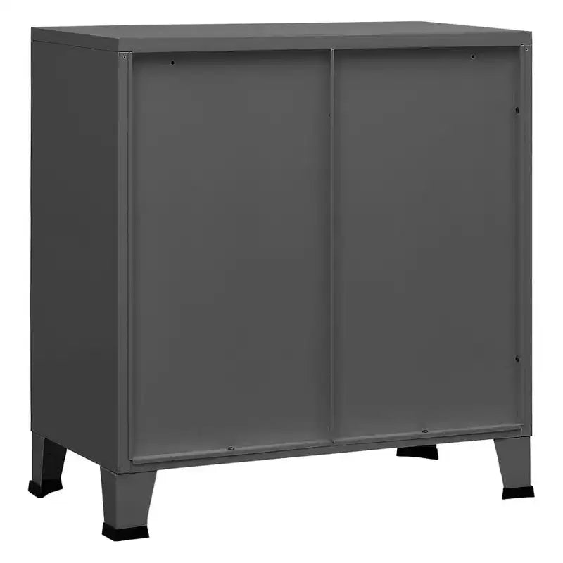 Coffre de rangement Acier anthracite, plastique Rangement moyen - Anthracite 31.5