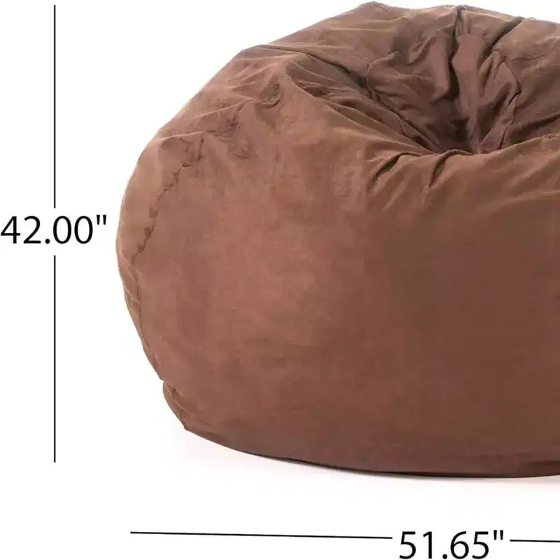 Fauteuil poire de 1,5 m de haut en mousse déchiquetée haute densité, chaise de sol confortable avec housse en microsuède amovible pour la lecture, la chambre à coucher