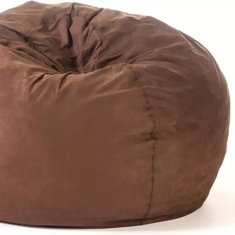 Fauteuil poire de 1,5 m de haut en mousse déchiquetée haute densité, chaise de sol confortable avec housse en microsuède amovible pour la lecture, la chambre à coucher
