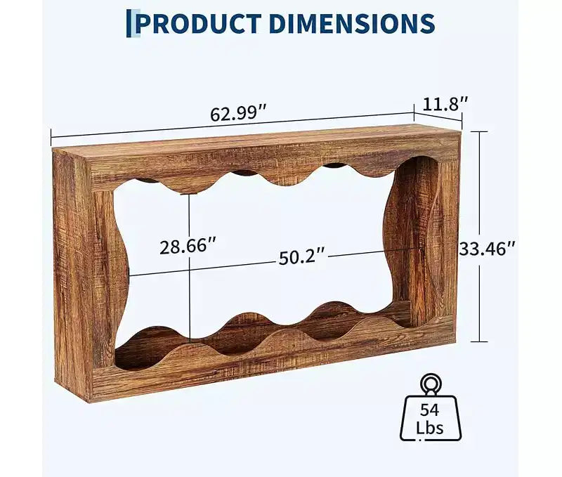 Console de ferme de 160 cm avec entrée, table de canapé derrière le canapé, console étroite, meuble de couloir pour salon