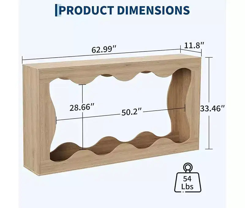 Console de ferme de 160 cm avec entrée, table de canapé derrière le canapé, console étroite, meuble de couloir pour salon
