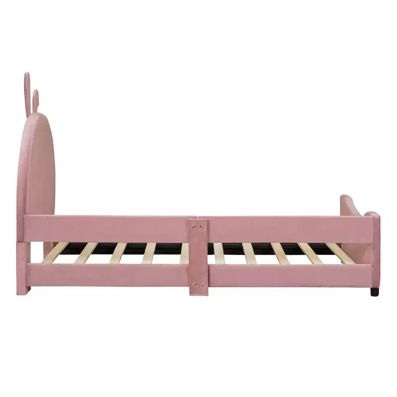 Cadre de lit plateforme moderne et élégant avec tête de lit, lit de repos rembourré pour chambre à coucher, chambre d'enfant