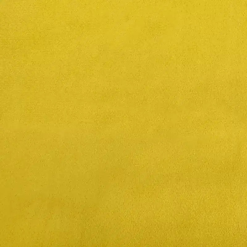 Chaise basse velours jaune