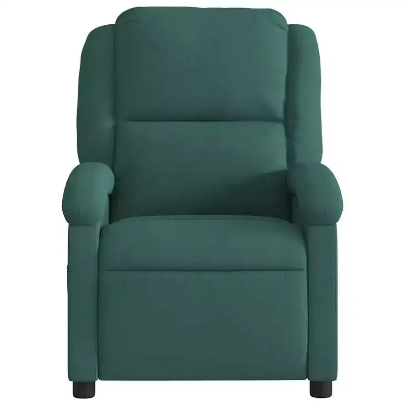Fauteuil inclinable de massage avec oreilles, réglable, en velours
