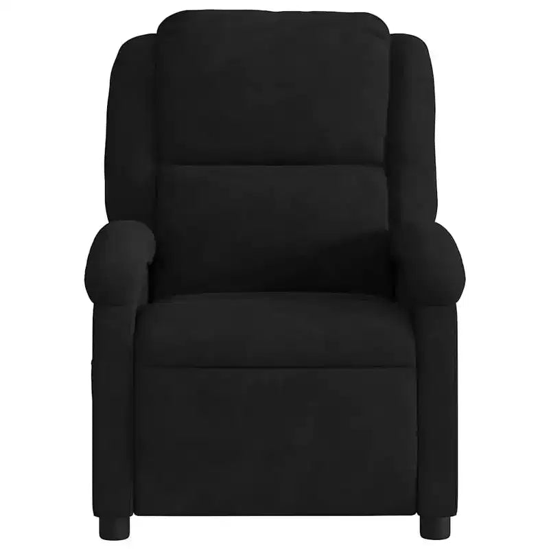 Fauteuil inclinable de massage avec oreilles, réglable, en velours
