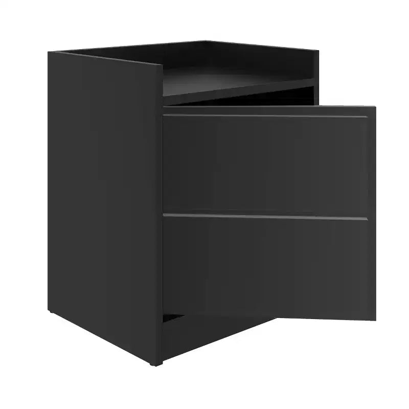 Table de chevet avec porte battante